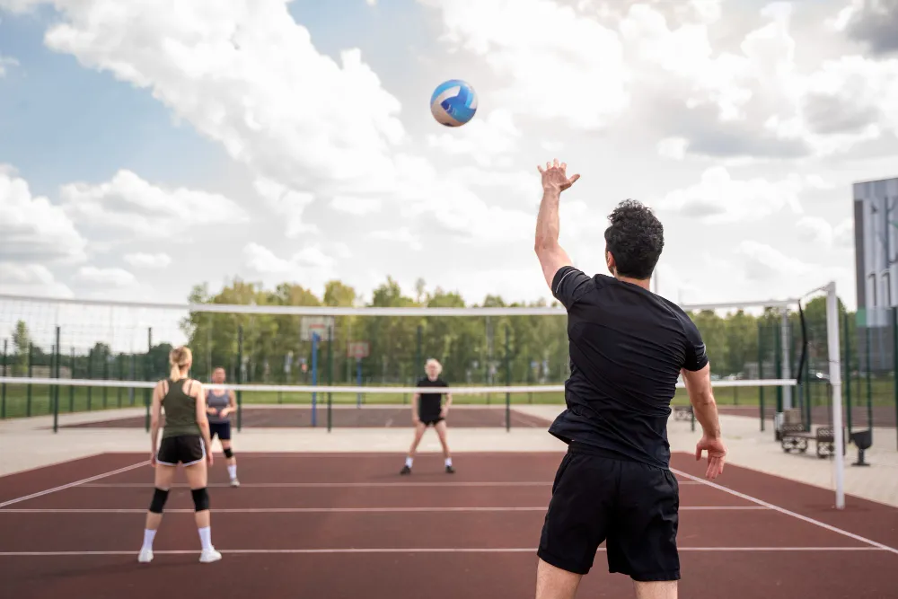 Volleyball training for kids at Summer Camp 2026